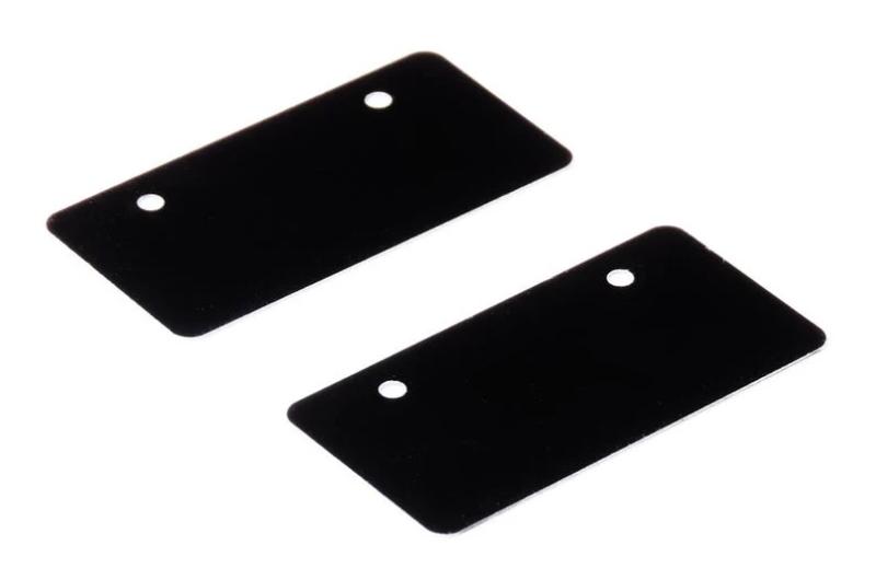 Wrap-Up Next 0832-FD Aluminum License Plate Base 32 x 16 mm (2 pieces)
